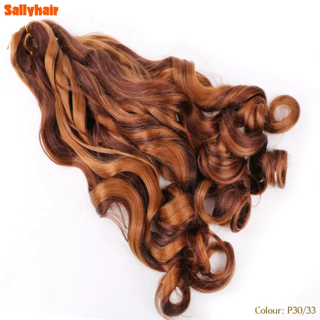 Sallyhair 22inch Synthetic Spiral Curls Hair Bundles Loose Wave Braiding  Hair Crochet Braids Blonde Wavy Hair Extension - Synthetic Braiding Hair(for  Black) - AliExpress