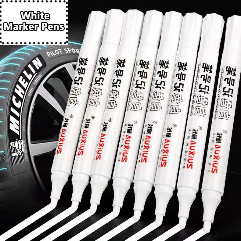 Haile Weiße Tinte 0,8/1,0/2,0mm Gel Stift Farbe Highlight Marker Stift Feine Spitze Geschenk Für Kinder schreibwaren Büro Schule Kunst Liefert – Detail 1