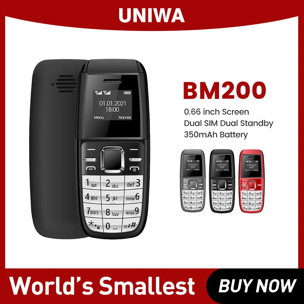 Телефон карманный UNIWA BM200