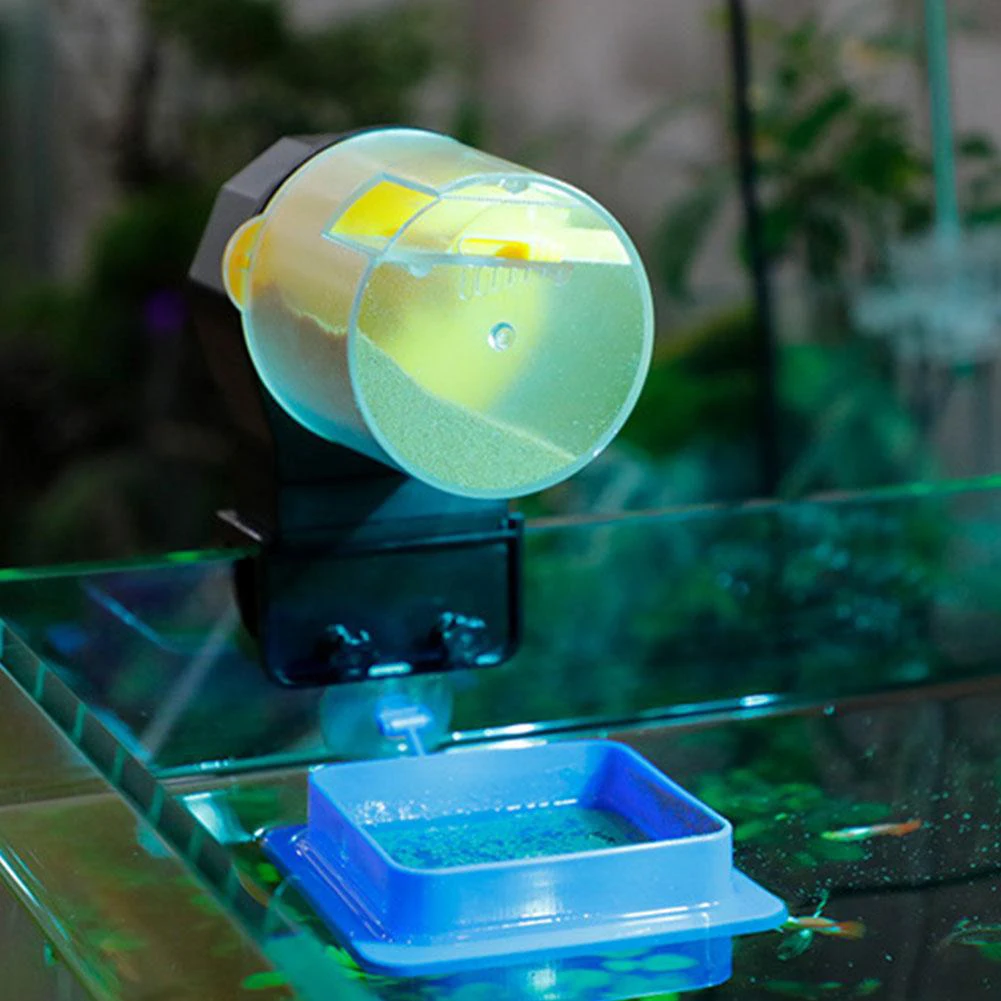 Aquarium Automatic Fish Feeder 12 Hours/24 Hours Intelligent Timing Large-Capacity fish feeder