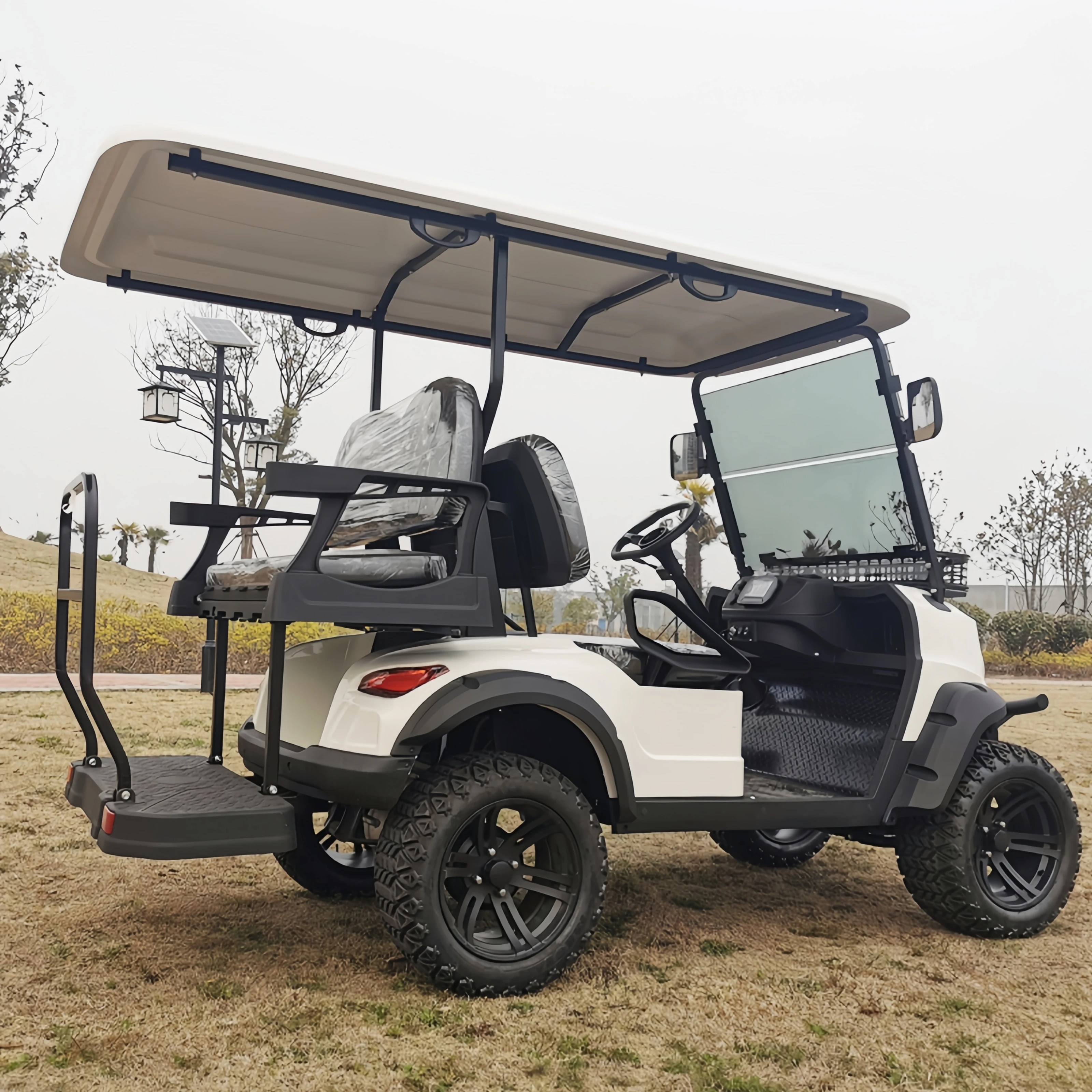 New Product Good EIectric Lifted Gray GoIf Buggy 4+2 Seats For Electric Club Golf Buggy