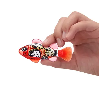 Interactive Robot Fish Toys for Cat/Dog, Activated Swimming in Water with Bath Plastic Fish Toy Gift to 1