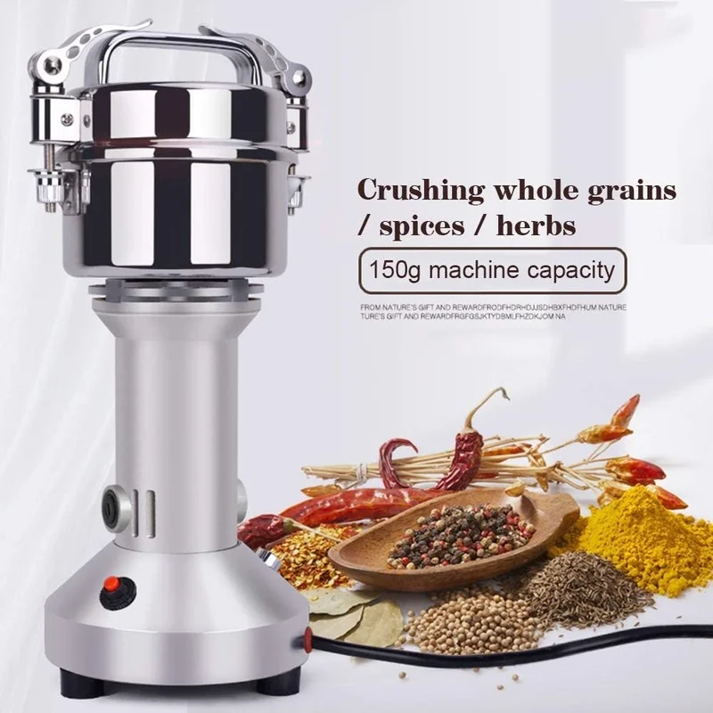 150G Electric Coffee Grinder Spice Grinder Electric Grains Mill Beans Nuts Spices Grain Herbal Powder Mixer Dry Food