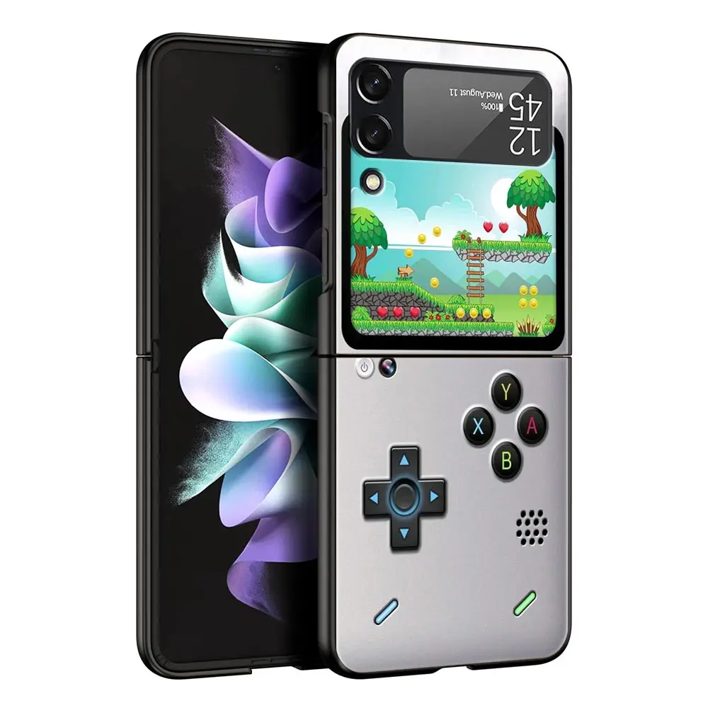 Retro Gameboy Inspired Black Hard Shell Phone Case with Bumper Protection