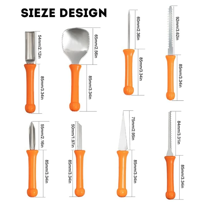 wood pellet machine for sale Pumpkin Carving Tool, Halloween Pumpkin Carving Set, Stainless Steel Hollow Out Pumpkin Carving Tool 8 Pieces multi boring machine for wood