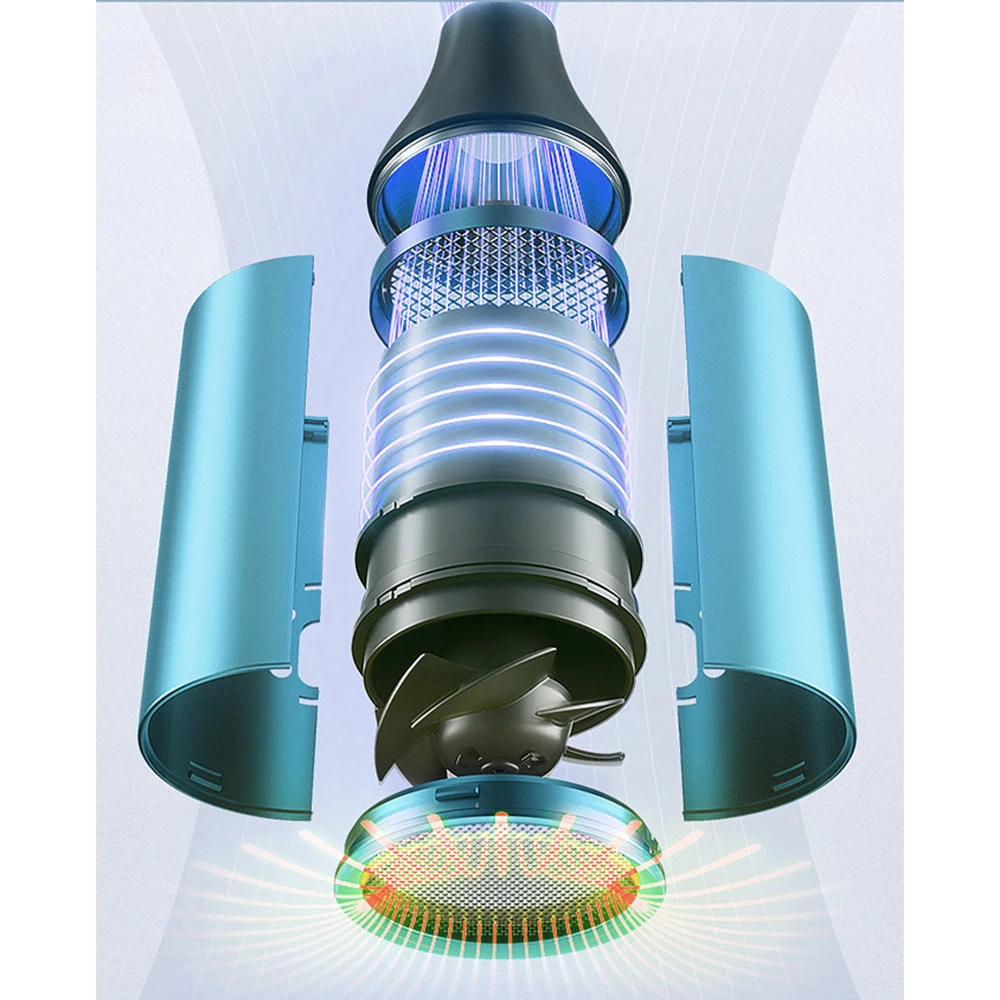 2-in-1 Pet Grooming Dryer Portable three-speed wind speed with Slicker Brush - PeticaDeals