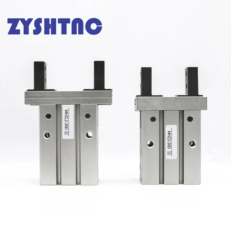 SMC 유형 공기 공압 병렬 그리퍼 MHZ2-10D 6D MHZ2-16D MHZ2-20D 32D 40D S C 알루미늄 클램프 손가락 실린더