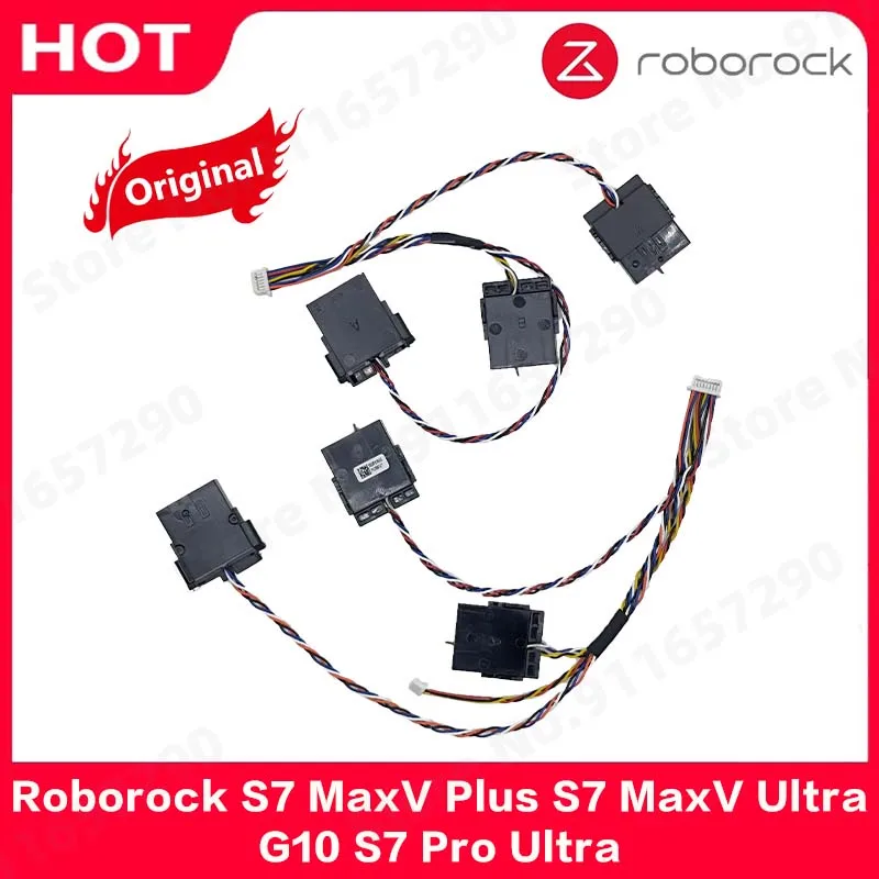 Roborock-topaz Sv-left Right Cliff Peças Sobressalentes Acessórios de Montagem Original Peças Sobressalentes Max v Plus s7 Maxv Ultra G10 s7 Pro