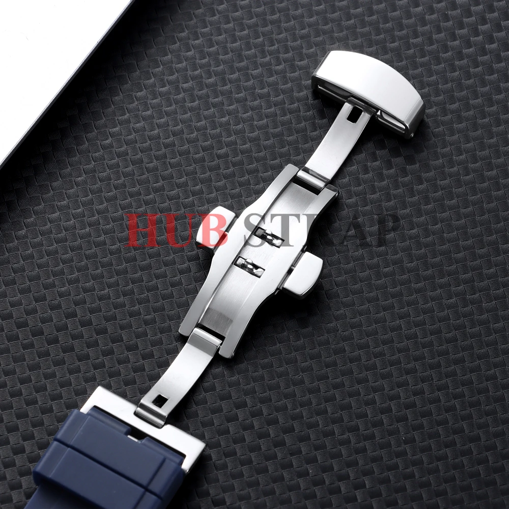 Quick Release Silicone Watch Strap - Premium Rubber Wristband for Women & Men, Tropic Style - Available in Multiple Sizes