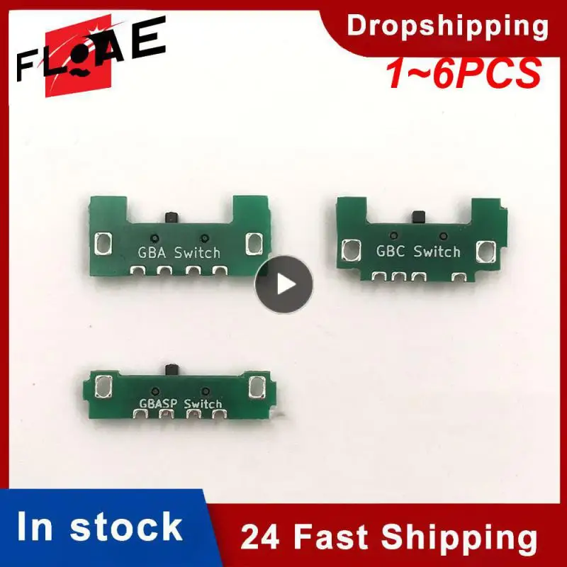 1 ~ 6 Pezzi Per/Gbc/Gbp / Sp Pulsante Interruttore Di Accensione On Off Per Game Boy Advance Color Pocket Sp Games Console