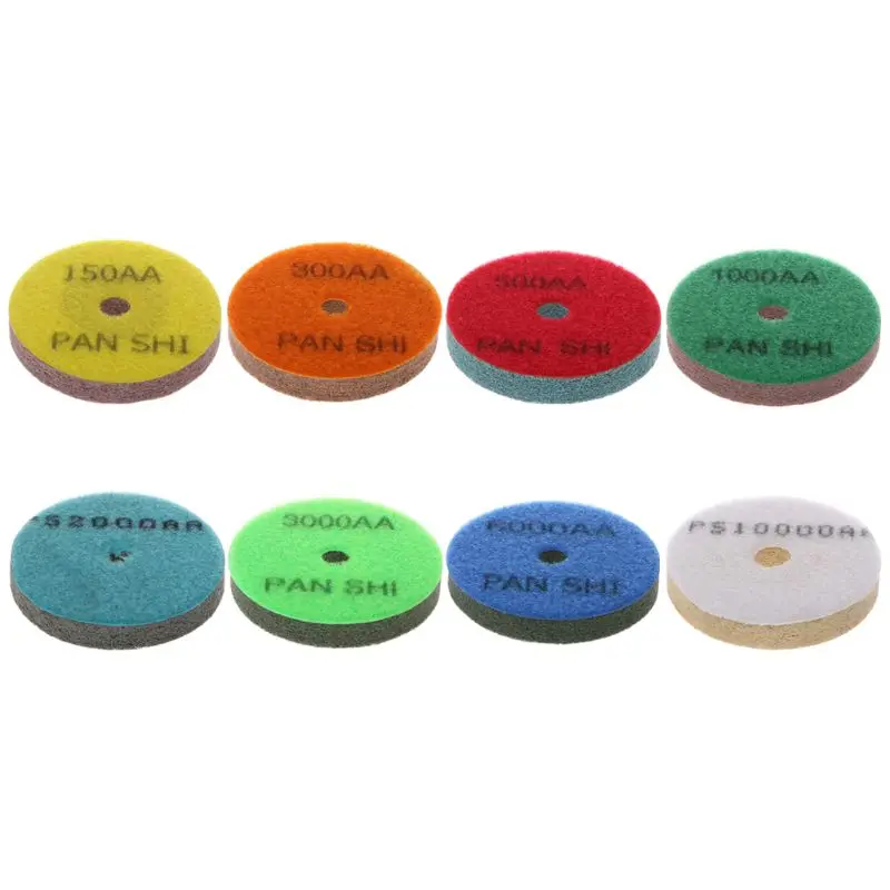 

3" Diamond Marble Polishing Pad Sponge Grinding Concrete Floor Abrasive