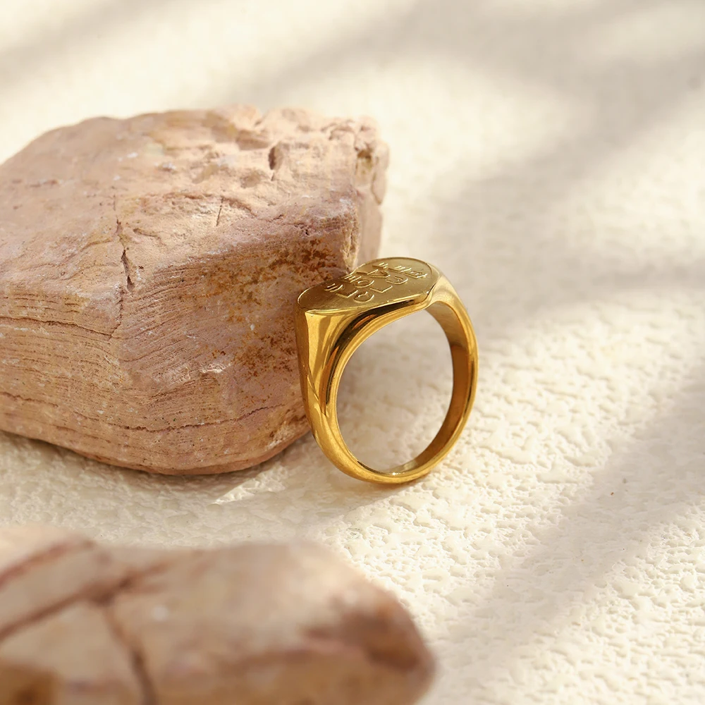 ママシータスレイ ヴィンテージ セルフラブクラブ リング モットー刻印