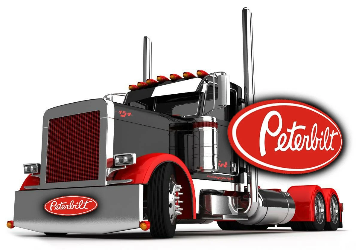 

For PETERBILT SEMI TRUCK RED STICKER DECAL GARAGE LABEL MAN CAVE TOOLBOX