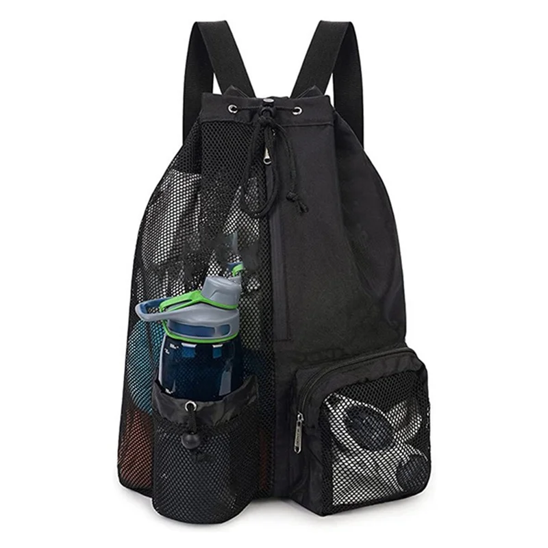 Swim Bag Mesh Drawstring Backpack For Swimming, Gym, Pool, Workout Gear & Sports