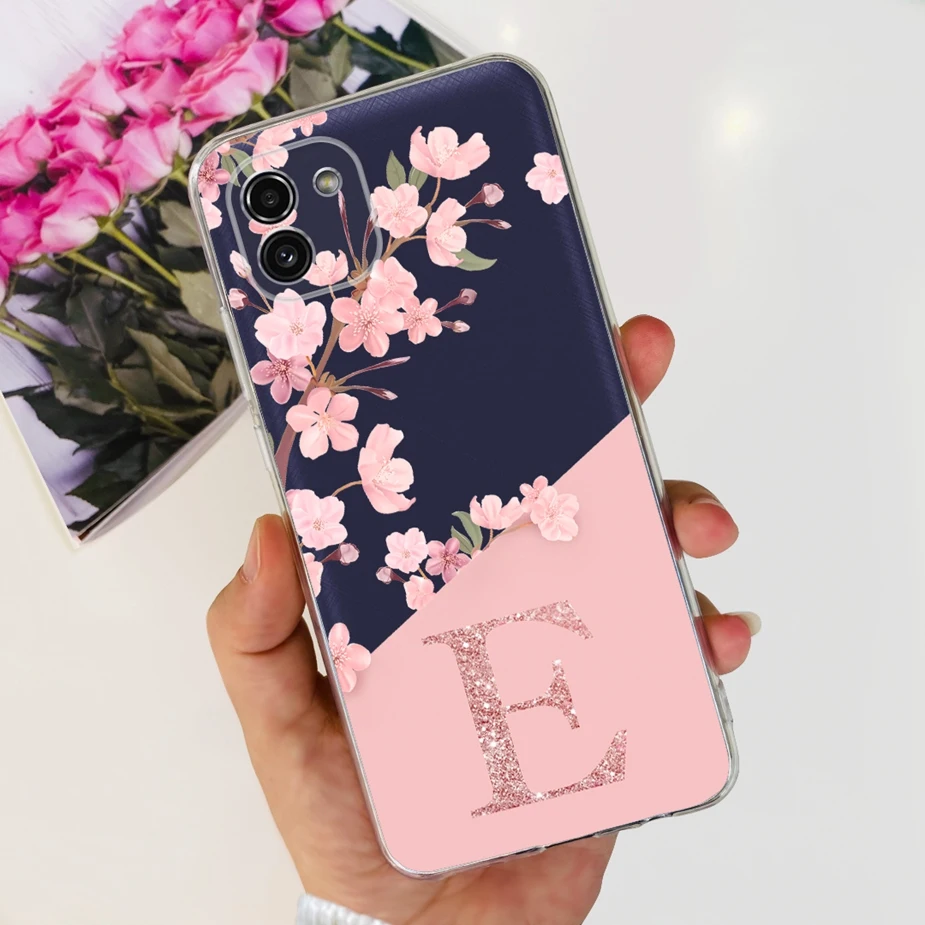 Stylish Alphabet Silicone Phone Case - Soft Protective Cover