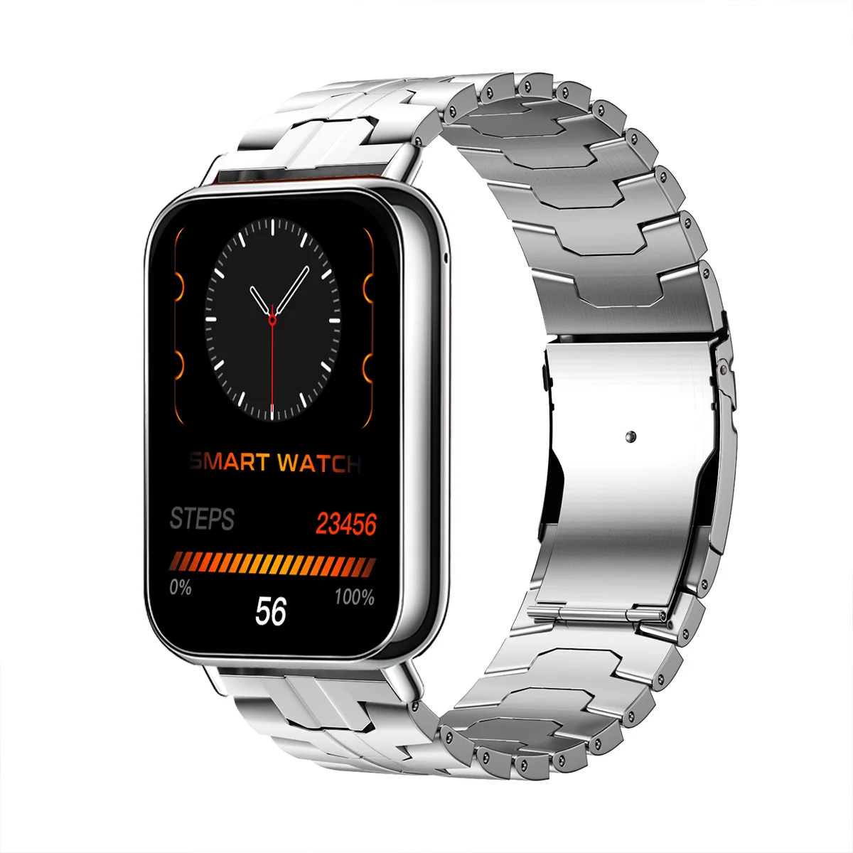 Stainless Steel Metal Bracelet Watchband - Premium Replaceable Business Strap