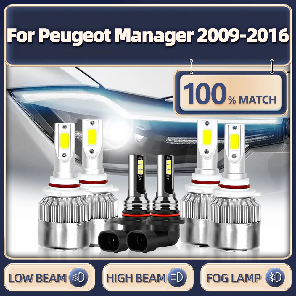

H7 LED Headlamp Bulb 6000K Fog Light 60000LM Car LED Headlights Bulb For Peugeot Manager 2009 2010 2011 2012 2013 2014 2015 2016