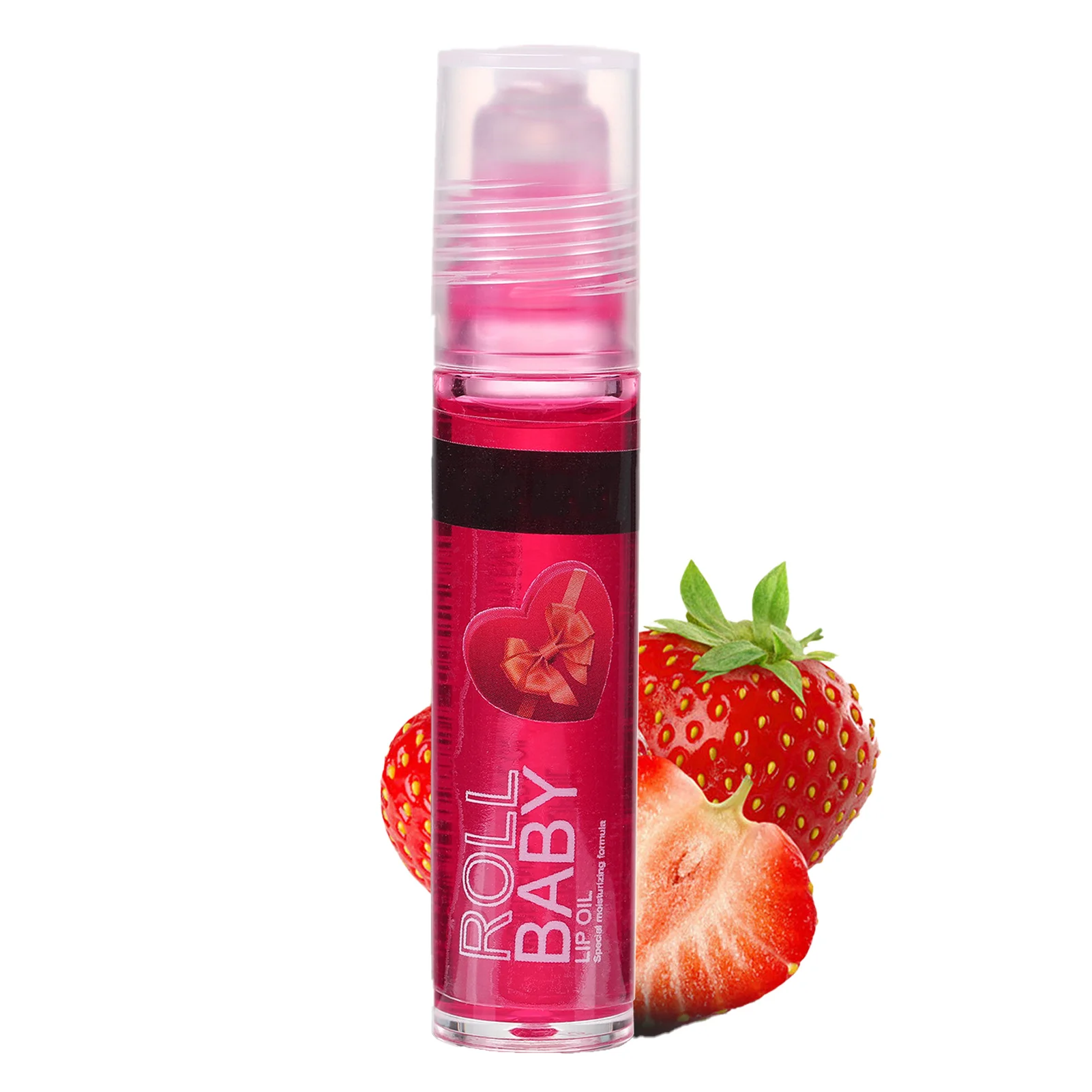 Description Picture 4 of itemRoll On Lip Oil Cute Lip Gloss Hydrating Lip Oil Floral Lip Oil Nourishing Transparent Roll On Lip Balm For Birthday Gift