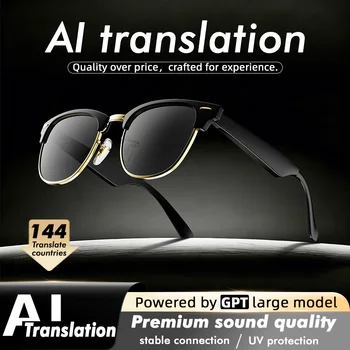 Smart Glasses with Speaker, Bluetooth glasses for Men and Women with Outdoor UV Protection,Support Voice Assistant/Android/Mac 1