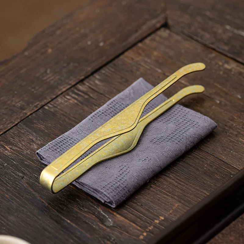 Pure Titanium Non-Slip Tea Pincers Take Teacup Tweezers Tea Making Tools Kombucha Clip Clips