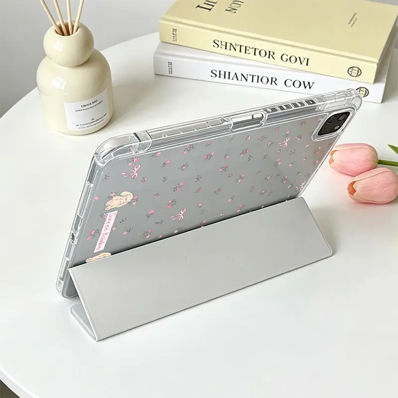 Durable TPU Bumper Tri‑Fold Protective Tablet Case