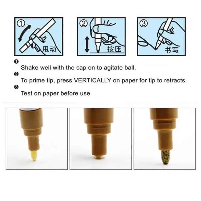 Dvanásť reflexných zrkadlových značkovacích pier usporiadaných v sade