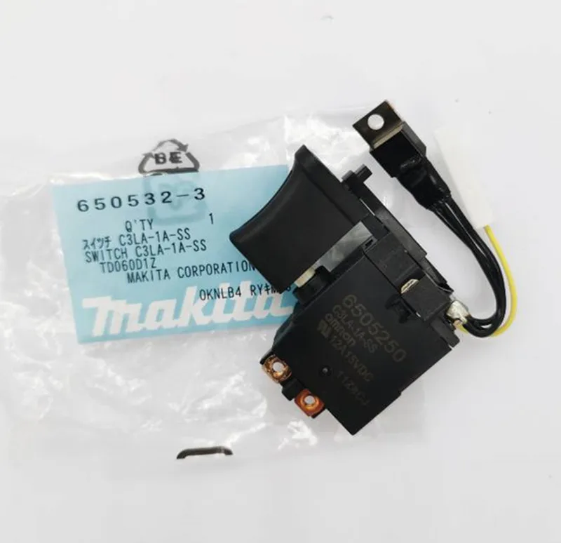 Переключатель MAKITA 650532-3 для 651998-0 6505250 BTD040 BTD060 BTD070 TD080D BTW070DNZ BTD060Z BTW070 | Инструменты