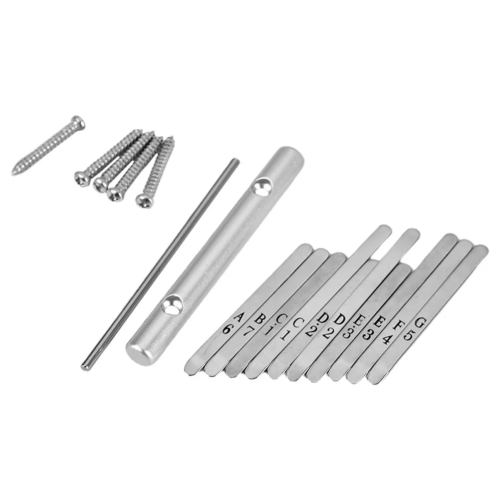 1 Set Kalimba Keys Bridge Kit DIY Kalimba Thumb Piano Bridge Saddle Repairing Parts