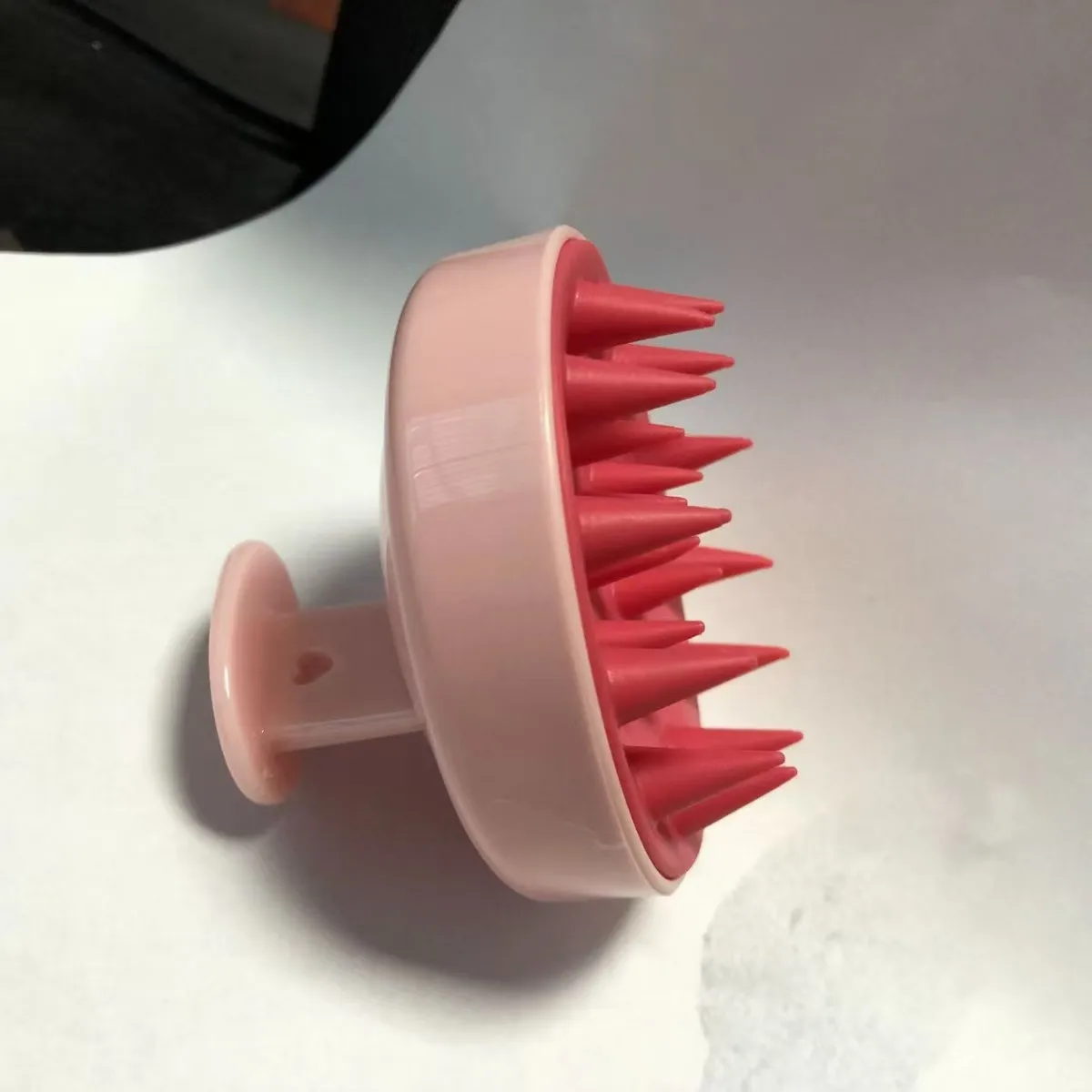 Temu Scalp Cleaning Brush for Washing Hair Head Massage Brush Hair Comb Soft Silicone Shampoo Brush