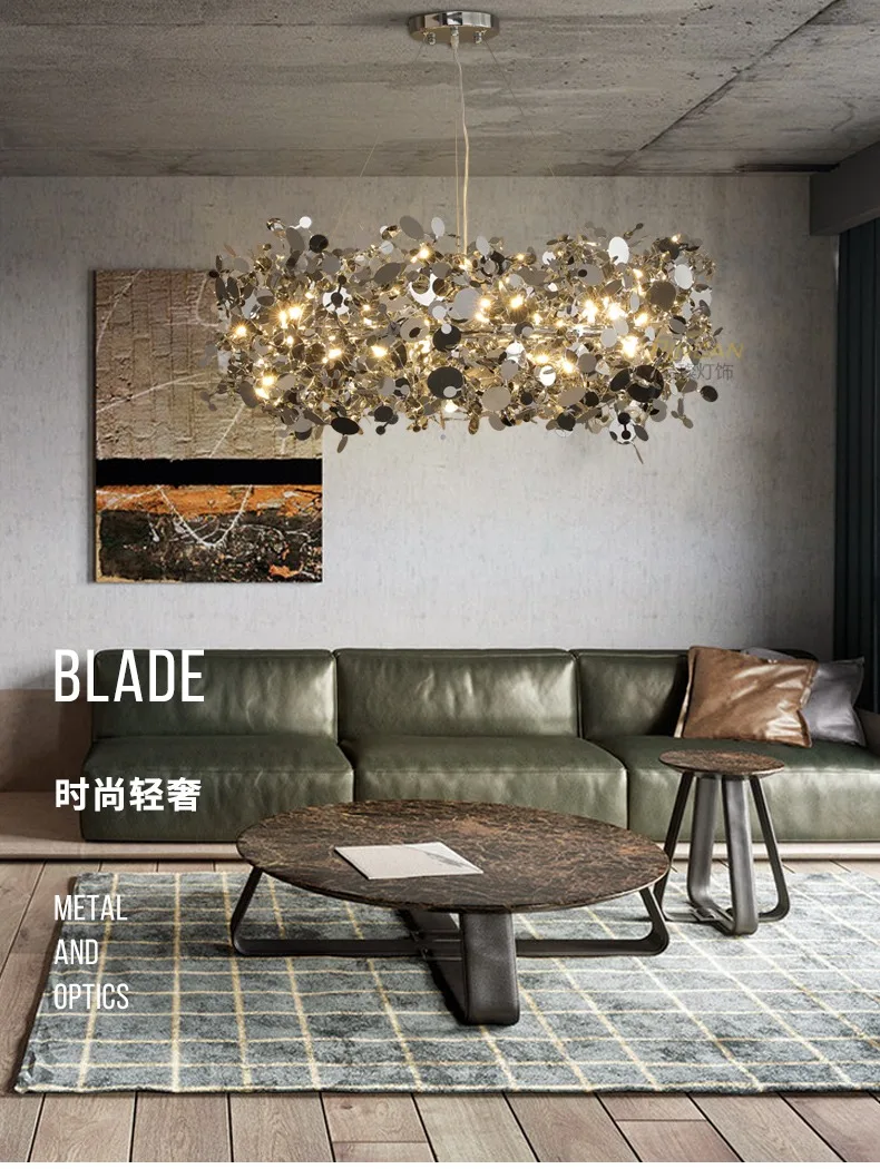 Chandelier - Modern LED Chrome Lamp