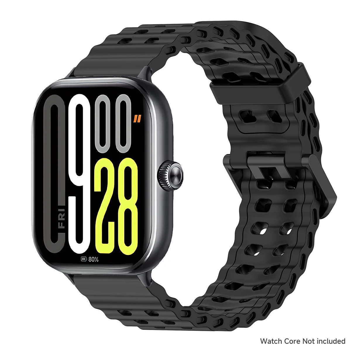 Two-Tone Breathable Silicone Sport Wristband Strap