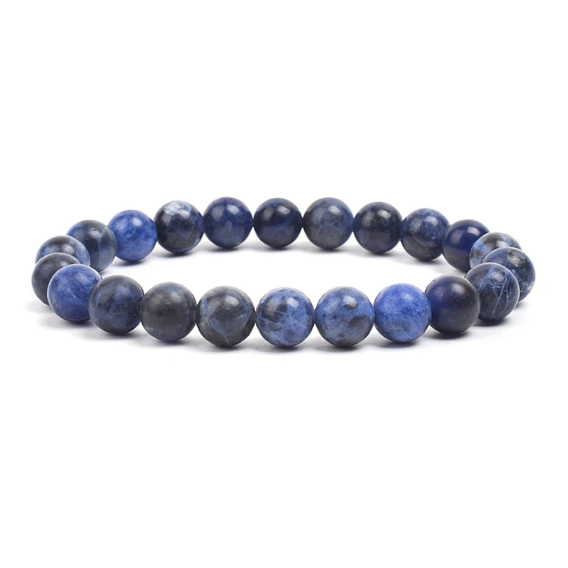 Natural Stone Beads Bracelet For Women Men Amethysts