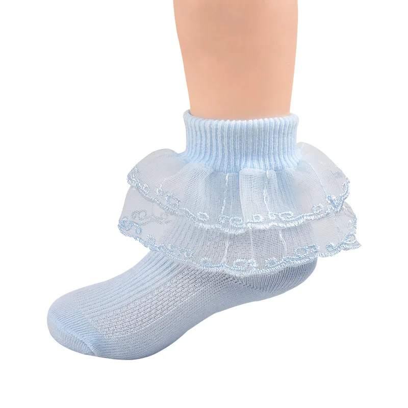 

0-24Month Newborn Baby Socks for Girls Cotton Lace Infant Girls Sock Princess Bow Toddler Baby Girls Socks Spring 2023