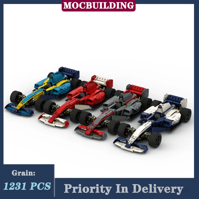 F1 City Formula 1 Race Car Speed Champions Rally Super Racers Vehicle Model  Building Blocks Kit Classic Bricks Set Kids Toy Gift - AliExpress