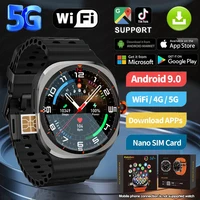 2025 New 5G Smart Watch SIM Card GPS WIFI Video Call SOS IP68 Waterproof Smartwatch Camera Monitor Tracker Location Phone Watch 1