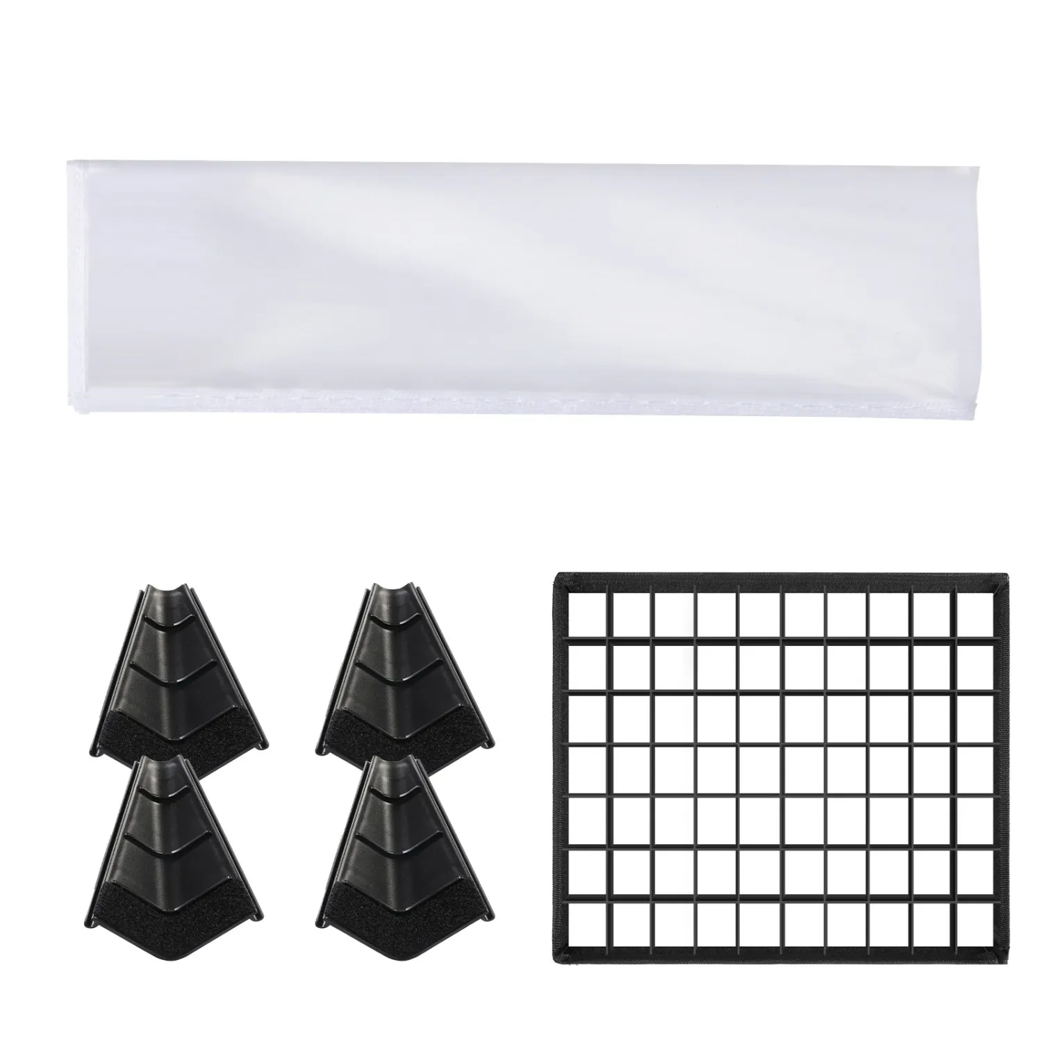 GVM Foldable Softbox Diffuser with Grid Beehive for GVM 1000D/680RS/880RS RGB LED Panel Light 11.8"x9.8" 6