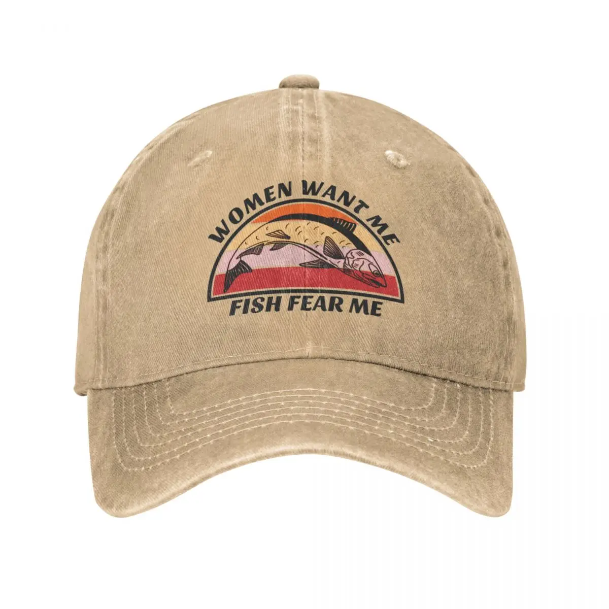 

Women want me, fish fear me Cowboy Hat funny hat Men Caps Women'S