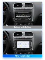 Auto Radio za VW Polo golf 5 6 Plusat Pass B6 Jetta Tiguan Touran Sharan Scirocco Caddy Seat 2