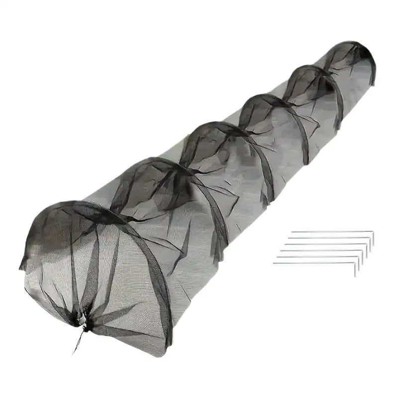 Garden Planting Shade Tunnel Portable Plant Mesh Shade Net Cover Greenhouse Row Covers Protection Tent For Vegetable nurseries