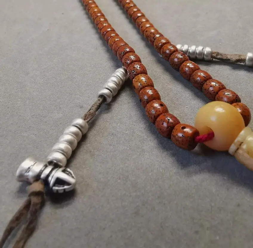 Gandhanra 5mm Silver Tibetan Buddhist Prayer Bead Counters for 6-15mm Mala 5