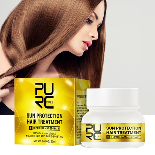 Purc Sun Protection Mask Hair Treatments Repairs Damage Deep Hair Root  Restore Soft Hair & Scalp Treatment For Women Men 60ml - Hair Treatment  Masks - AliExpress