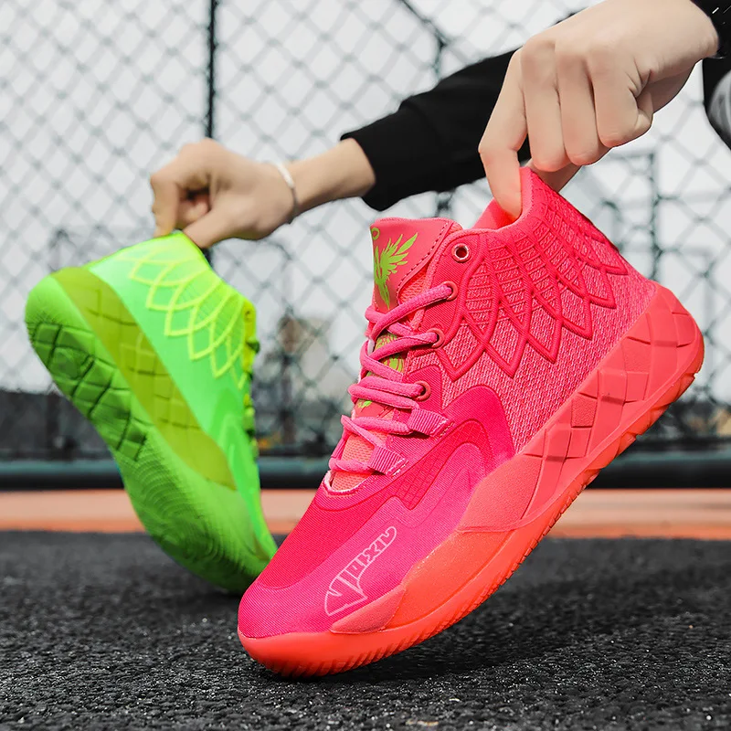 Basketball Shoes for Men Outdoor Sports Wear Resistant Rubber Sole