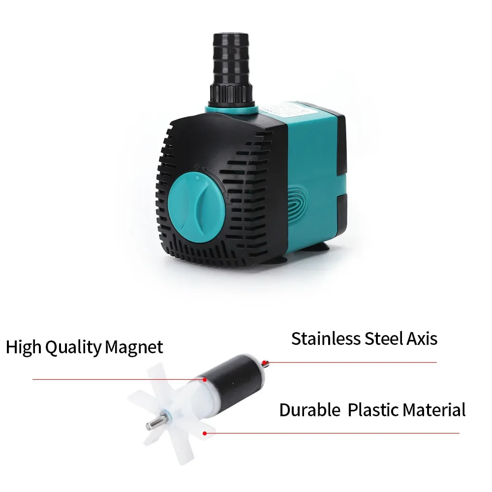 Aisitin Aquarium Tauch pumpe Niedrigwasser pumpe für Aquarium Boden filter Stumm saug Exkrement wechsel Boden Saugpumpe