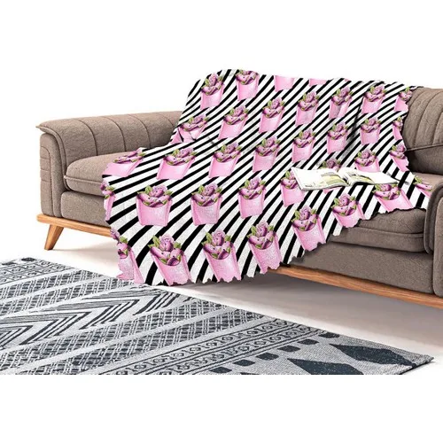 Realhomes Coco Pops Pempe Black Design Modern Modern Modern Ciniglia Sofa Throw