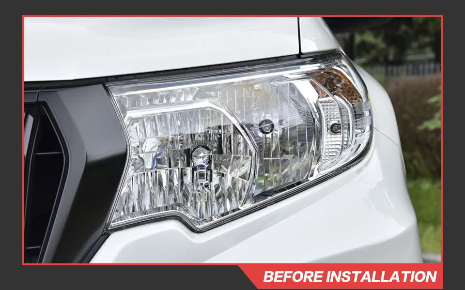 Car Head Lights Parts For New Prado 2018 2019 Cruiser LED Front Headlight Replacement DRL Daytime light Projector Facelift