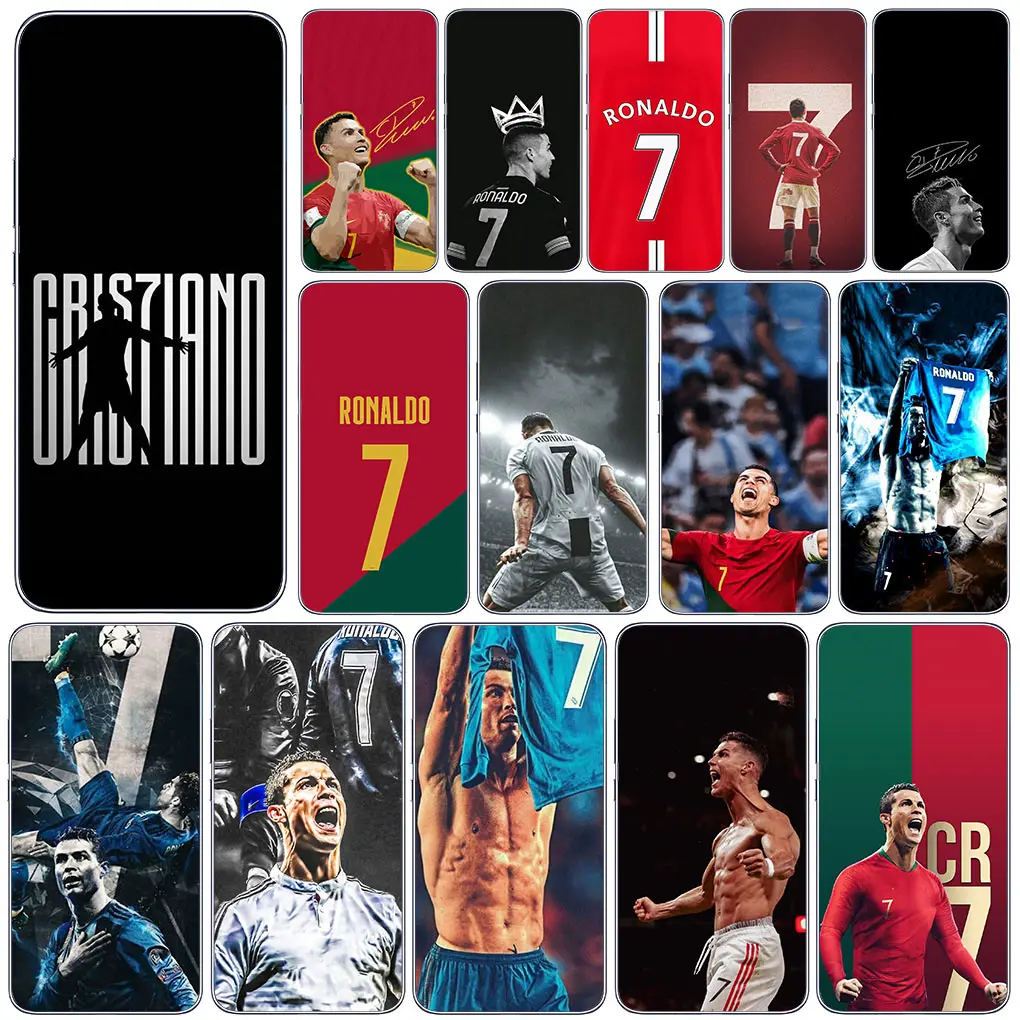 Football Soccer King Cr-Cr7S No 7 No7 Cover Per Motorola Moto G13 G14 G53 G54 G62 G72 G82 G84 E13 E20 G42 G32 G23 G22 Custodia Per Telefono