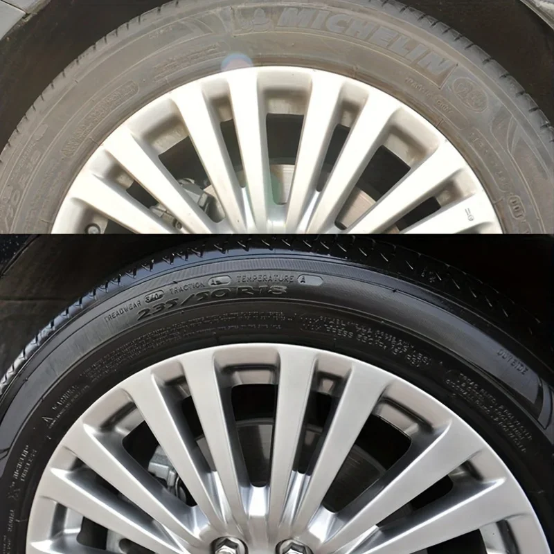 Tire Shine Wax Automobile Tire Gloss Blackening Wax 30g Tire Retreader Gloss Enhancer Anti-aging Protection