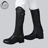onlyChildren's cowhide Equestrian leg warmers Chappus comfortable and breathable Equestrian Chaps Knight's equipmenthorse riding 4