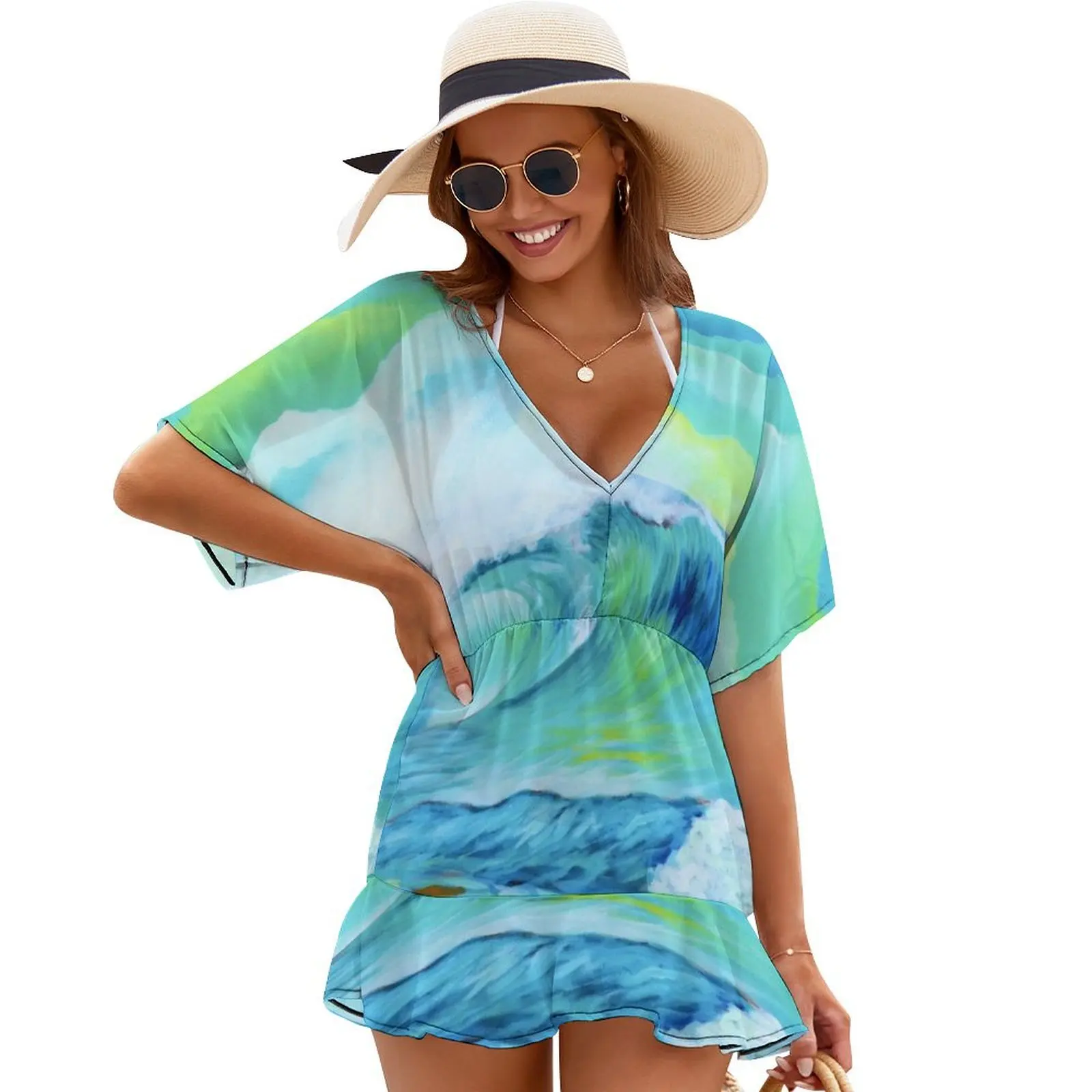 

Wave 2.7 Cover Ups Evening gown prom dress elegant women's sets