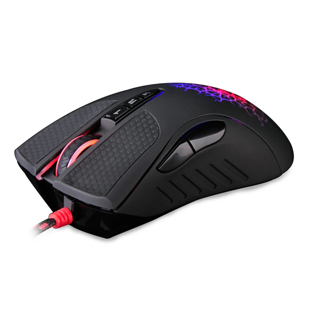 A4Tech Bloody A90 USB wired game mouse 4000dpi 8-button optical sensor color brightness mechanical game mouse